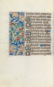 Stundenbuch Gebrauch von Rouen: fol. 141v, ca. 1470 von Master of the Geneva Latini