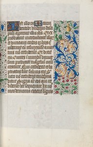 Stundenbuch Gebrauch von Rouen: fol. 18r, ca. 1470 von Master of the Geneva Latini