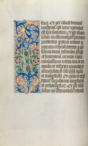Stundenbuch Gebrauch von Rouen: fol. 19v, um 1470 von Master of the Geneva Latini