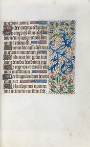Stundenbuch Gebrauch von Rouen: fol. 38v, ca. 1470 von Master of the Geneva Latini