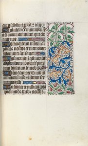 Stundenbuch Gebrauch von Rouen: fol. 48r, um 1470 von Master of the Geneva Latini