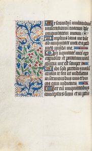 Stundenbuch Gebrauch von Rouen: fol. 85v, um 1470 von Master of the Geneva Latini