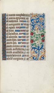 Stundenbuch Gebrauch von Rouen: fol. 94r, ca. 1470 von Master of the Geneva Latini