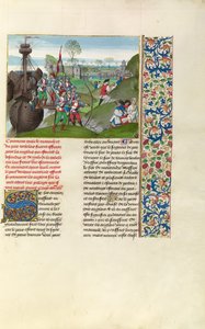 Die Engländer belagern La Rochelle von Master of the Getty Froissart
