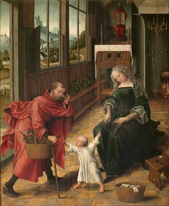 Die Heilige Familie von Master of the Legend of St. Madeleine