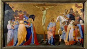 Die Kreuzigung von Master of the Madonna of San Pietro of Ovila