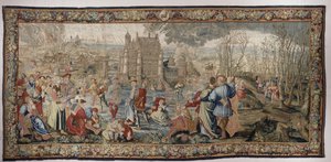 Winter, aus der Jahreszeiten-Serie von Lucas, ca. 1535