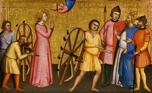 Die Prüfung der Heiligen Katharina von Alexandria, 1365-90