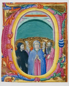 Allerheiligen in einem Initial E oder O, ca. 1430-40
