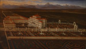 Palast und Gärten von Venaria Reale von Master of the Residenze Sabaude
