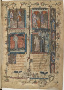 Miniatur aus einem Manuskript des Roman de la Rose von Guillaume de Lorris und Jean de Meun