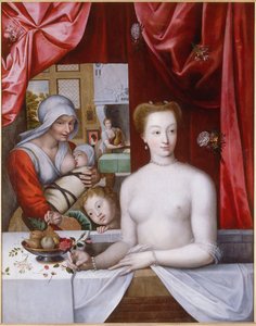 Gabrielle d’Estrées im Bad, ca. 1598