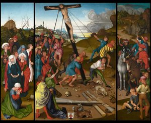 Die Kreuzaufrichtung [Mittel-, linkes und rechtes Panel]