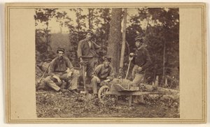Pioniertrupp des 69. Regiments der New Yorker Freiwilligen von Mathew B. Brady
