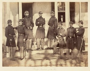Offiziere, 71. Regiment, New Yorker Infanterie von Mathew B. Brady