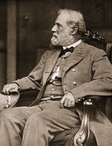 General Robert E. Lee sitzt in seinem Haus in Richmond, 1865 von Mathew B. Brady
