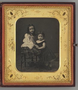 Unbetiteltes Porträt von zwei Mädchen, 1861 von Mathew Brady
