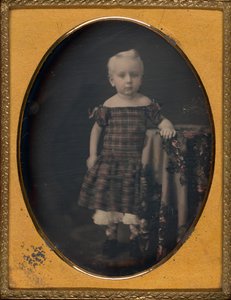 Unbetiteltes Porträt eines Kindes, 1839-60 von Mathew Brady