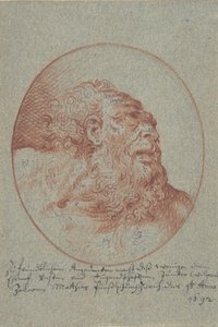 Kopf eines bärtigen Mannes, der nach rechts schaut, 1692