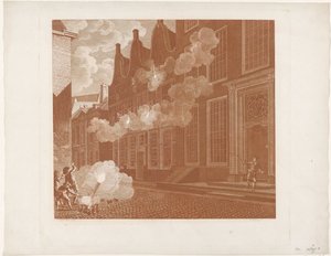 Beschießung des Hauses von Lucas van Steveninck, 1787