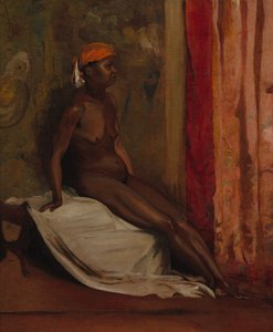 Sitzende afrikanische Frau von Matsumura Goshun