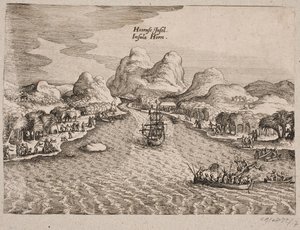 Beschreibung der Horninsel (Horn Island) von Matthäus Merian d.Æ.