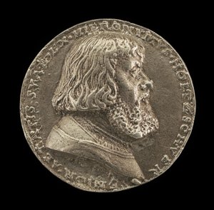 Hieronymus Holzschuher, Patrizier von Nürnberg [Vorderseite], 1529 von Matthes Gebel