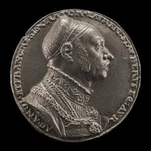Lorenz Staiber, 1485-1539, Patrizier von Nürnberg, Schriftsteller und Redner [Vorderseite], 1535 von Matthes Gebel