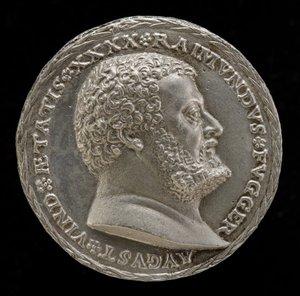Raymund Fugger, 1489-1535, Gelehrter und Kunstmäzen [Vorderseite] von Matthes Gebel