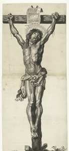 Christus am Kreuz von Mattheus Borrekens