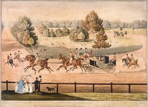 König Georg IV. reitet durch den Hyde Park, London, 1831 von Matthew Dubourg