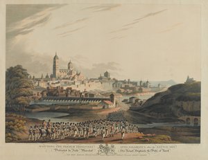 Französische Gefangene nach der Schlacht nach Salamanca marschierend, 1812