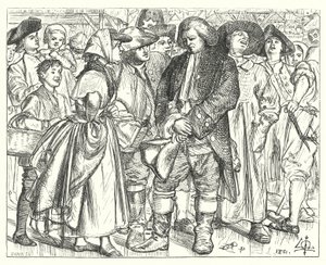 Dr. Johnsons Buße (Gravur) von Matthew James (attr. to) Lawless