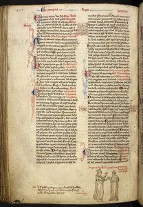 Hochzeit von Friedrich II. und Isabella von England, Royal 14 C VII, f.123v von Matthew Paris