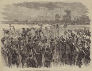 Die Freiwilligen-Überprüfung, die Abreise Ihrer Majestät von Matthew Somerville Morgan