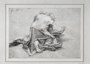 Heiliger Petrus, der Apostel der Verklärung, Rückansicht