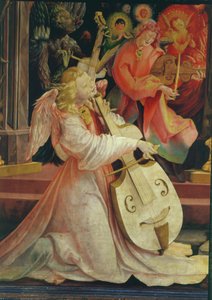 Das Konzert der Engel, aus dem Isenheimer Altar, ca. 1512-16 Öl auf Holz (Detail) von Matthias Grünewald