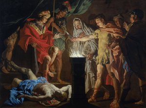Mucius Scaevola vor Lars Porsenna