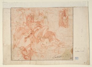 Fliegender Engel und andere Figuren