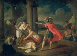 Der Tod von Camilla, Schwester von Horatius, 1787