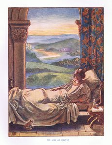 Die Lüfte des Himmels, Illustration aus Lady Anns Märchen, 1914