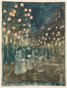 Nationalfeiertag Frankreichs von Maurice Brazil Prendergast