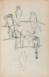 Italienisches Skizzenbuch: Figuren Seite 200, 1898-1899