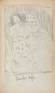 Italienisches Skizzenbuch: Levuks Frau Seite 170, 1898-1899 von Maurice Brazil Prendergast