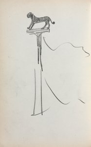 Italienisches Skizzenbuch: San Marco Löwe Seite 39, 1898-1899