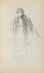 Italienisches Skizzenbuch: Stehende Frau Seite 219, 1898-1899