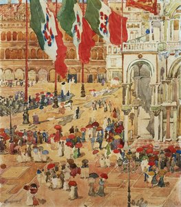 Der Markusplatz in Venedig