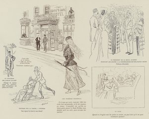 Illustration für La Vie De Londres von Mars von Maurice Charles Mathieu Bonvoisin