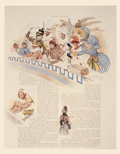 Karneval in Nizza, 1894 von Maurice Charles Mathieu Bonvoisin
