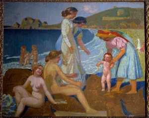 Badende in Perros-Guirec